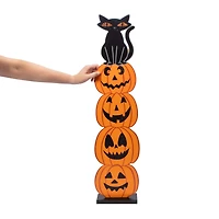 Halloween Wood Totem Décor