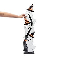 Halloween Wood Totem Décor