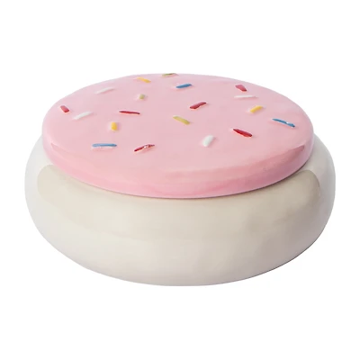 Ceramic Sugar Cookie Trinket Jar