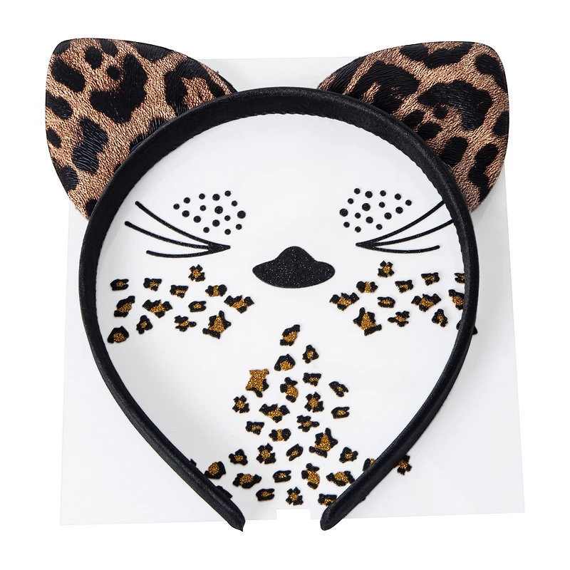 Halloween Headband And Face Gems Set