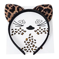 Halloween Headband And Face Gems Set