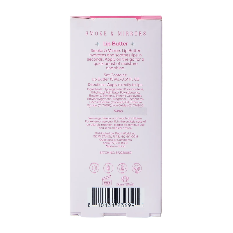 Smoke & Mirrors Luscious Lips Vanilla Lip Butter 0.51oz