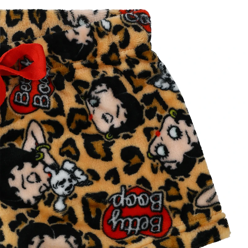 Juniors Printed Plush Short