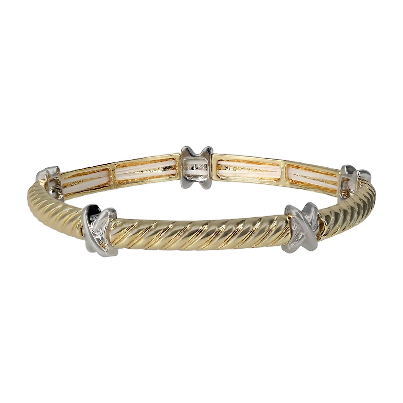 Double Take Gold Silver Bracelet
