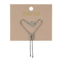 Double Take Heart Bracelet