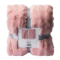 Bubble Faux Fur Comforter
