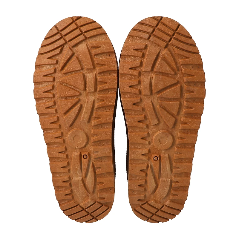 Women's Embroidered Platform Slip-On Boots