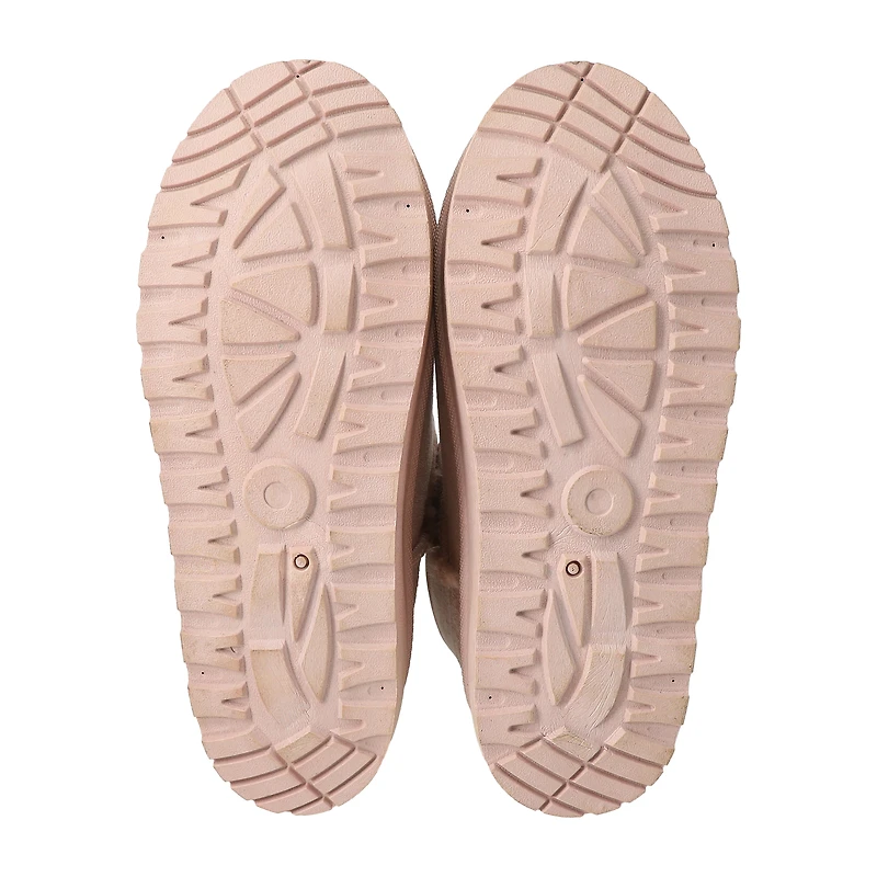 Ladies Cozy Sherpa Platform Boots