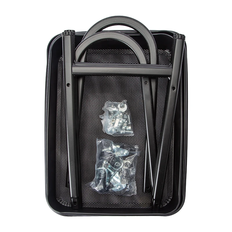 3-Tier Metal Rolling Cart