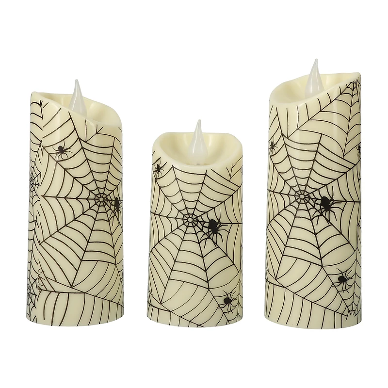 Halloween LED Candles 3-Count Set