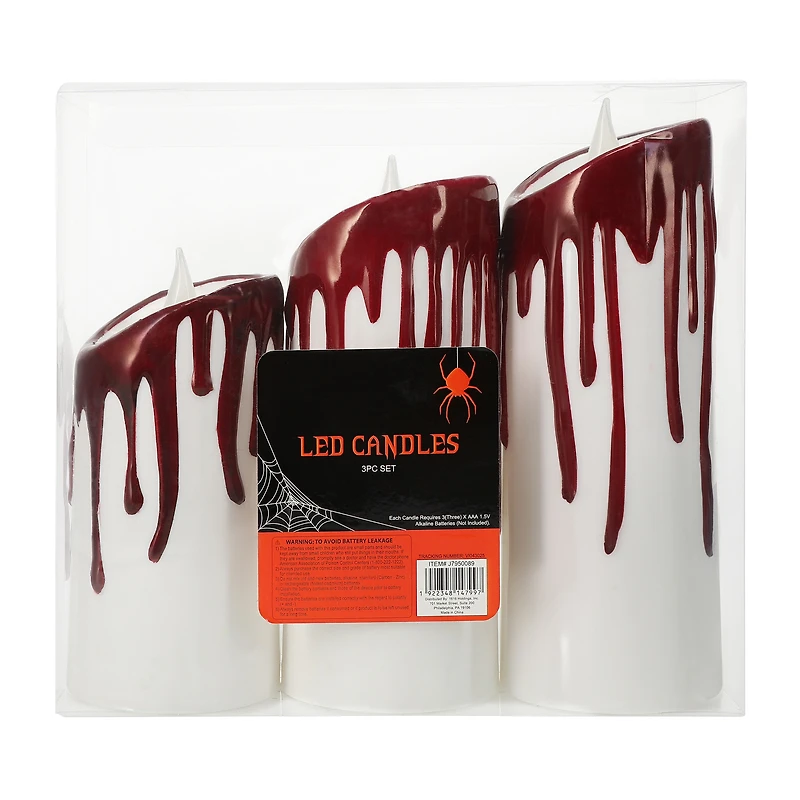 LED Candles 3-Pc Set