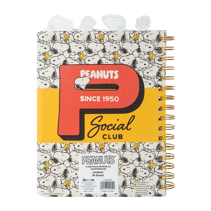 Peanuts Social Club Tab Journal