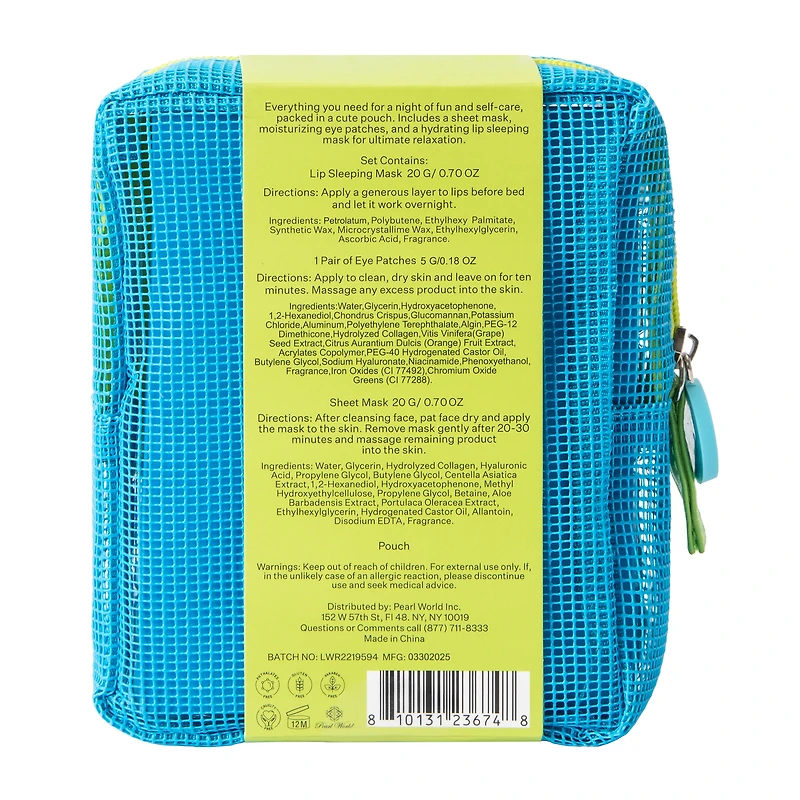 Orange Scent Sleepover Bliss Pajama Party Essentials Set