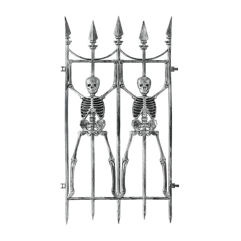 Halloween Skeleton Fence