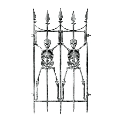 Halloween Skeleton Fence