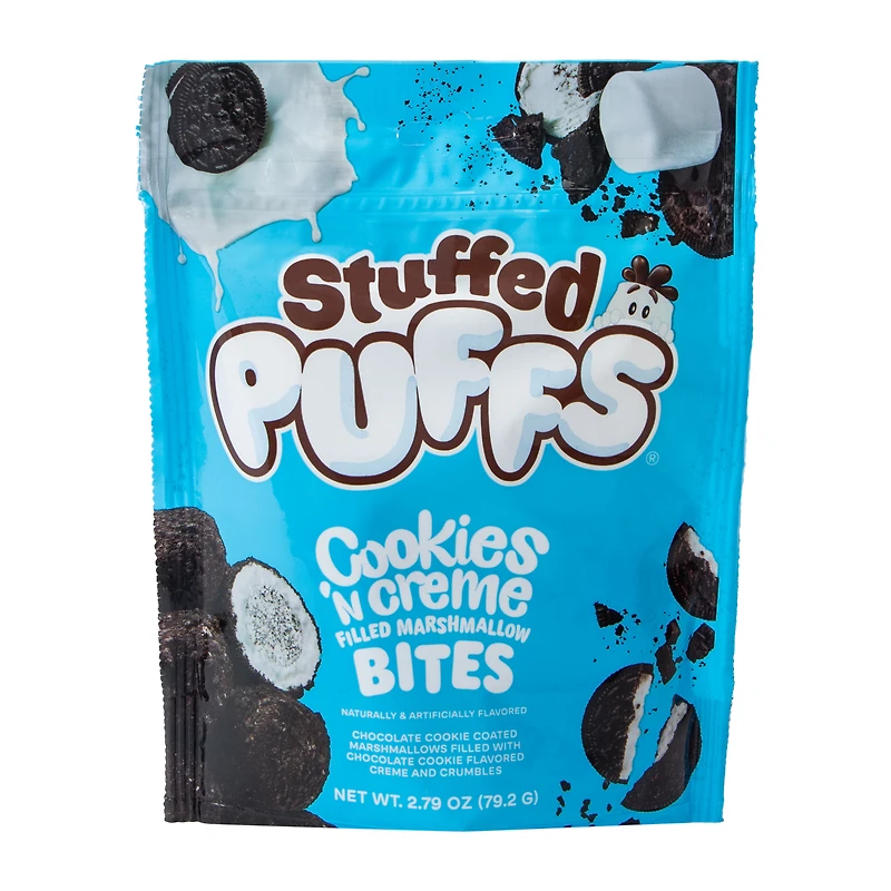 Stuffed Puffs® Cookies 'N Creme Filled Marshmallow Bites 2.79oz