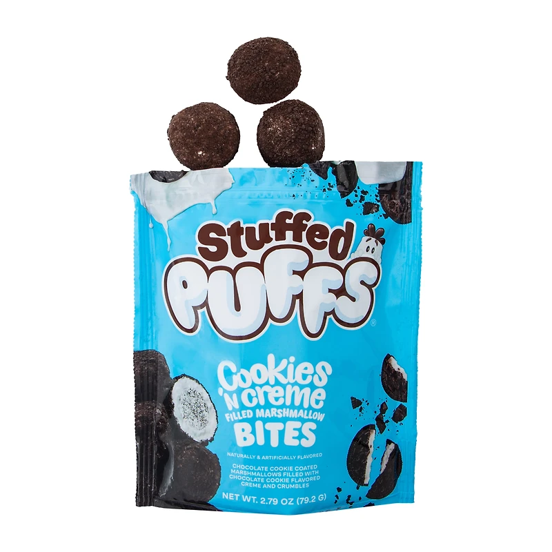 Stuffed Puffs® Cookies 'N Creme Filled Marshmallow Bites 2.79oz