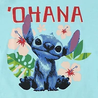 Kids Disney Stitch Ohana Graphic Tee