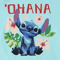 Kids Disney Stitch Ohana Graphic Tee