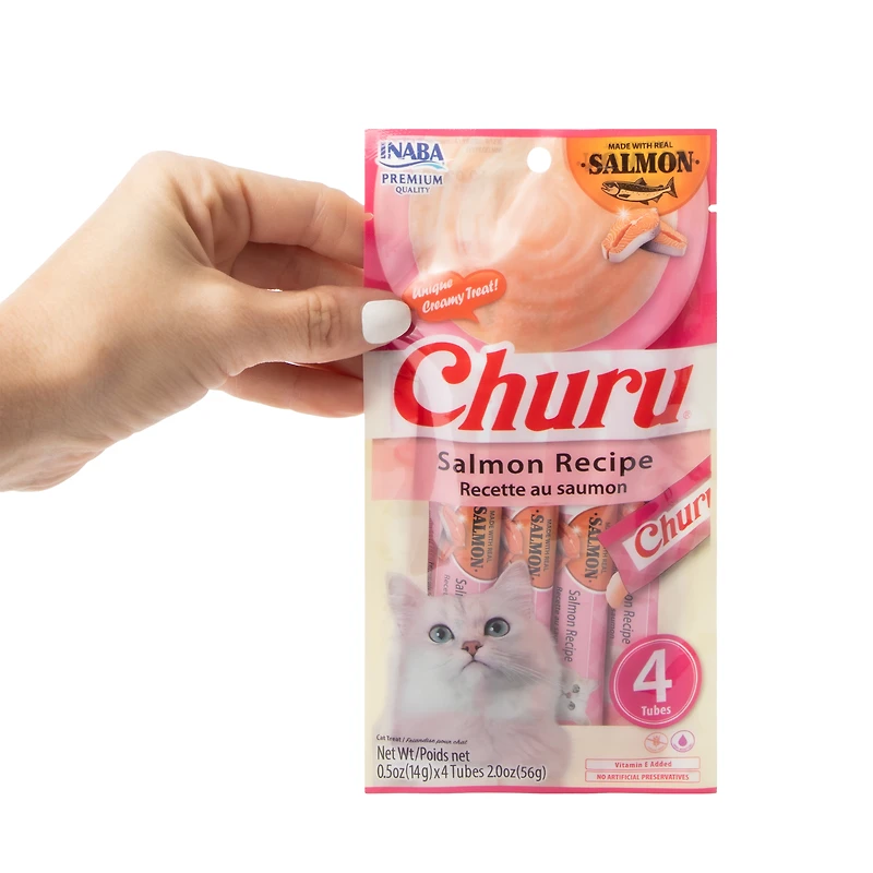 Churu® Salmon Recipe Cat Treat Pack
