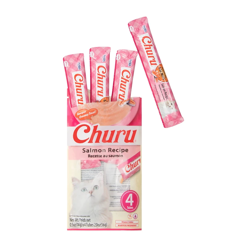 Churu® Salmon Recipe Cat Treat Pack