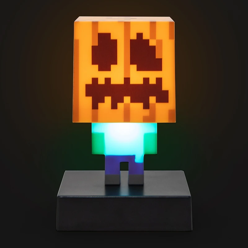 Paladone® Minecraft Halloween Carved Pumpkin Zombie Icon Lights