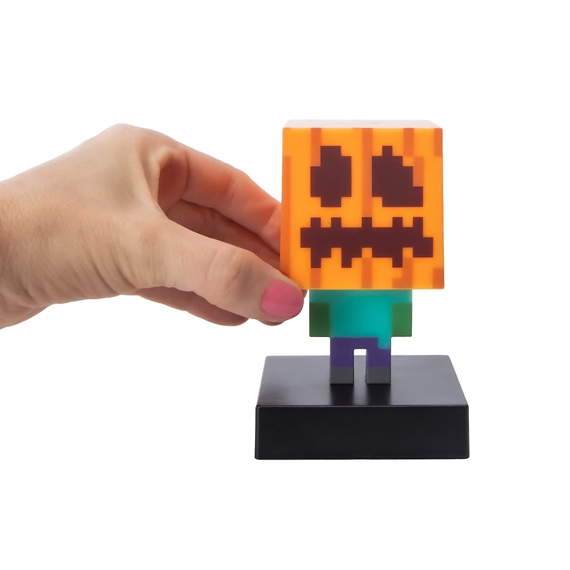 Paladone® Minecraft Halloween Carved Pumpkin Zombie Icon Lights