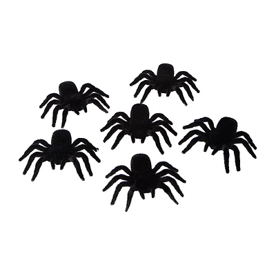 Halloween Decorative Spiders 6-Pack