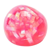 Squish Ball Foil Pink Toy