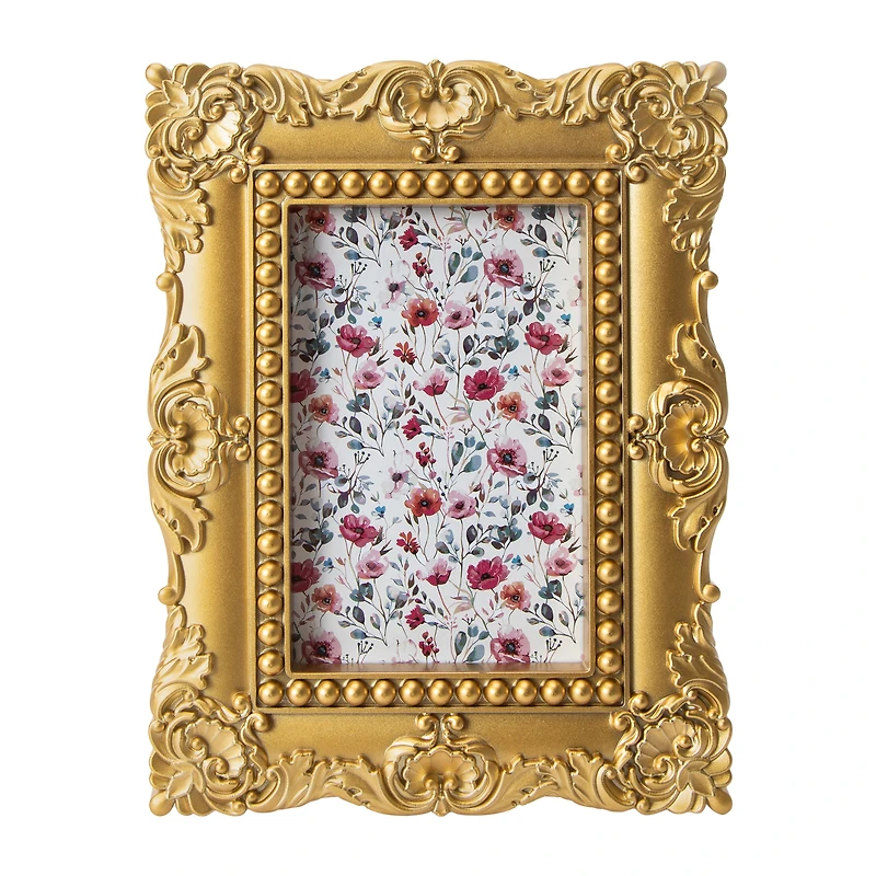 Gold Metallic Photo Frame