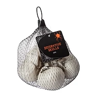 Halloween Decorative Skulls 6-Pack
