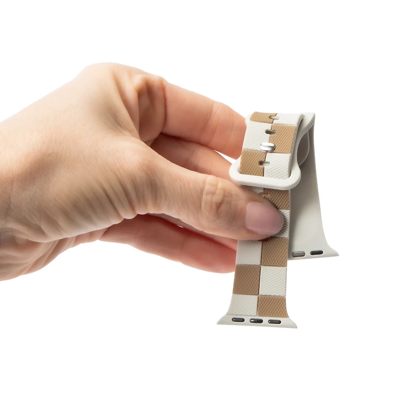 Checkered Watch Band For Apple Watch®