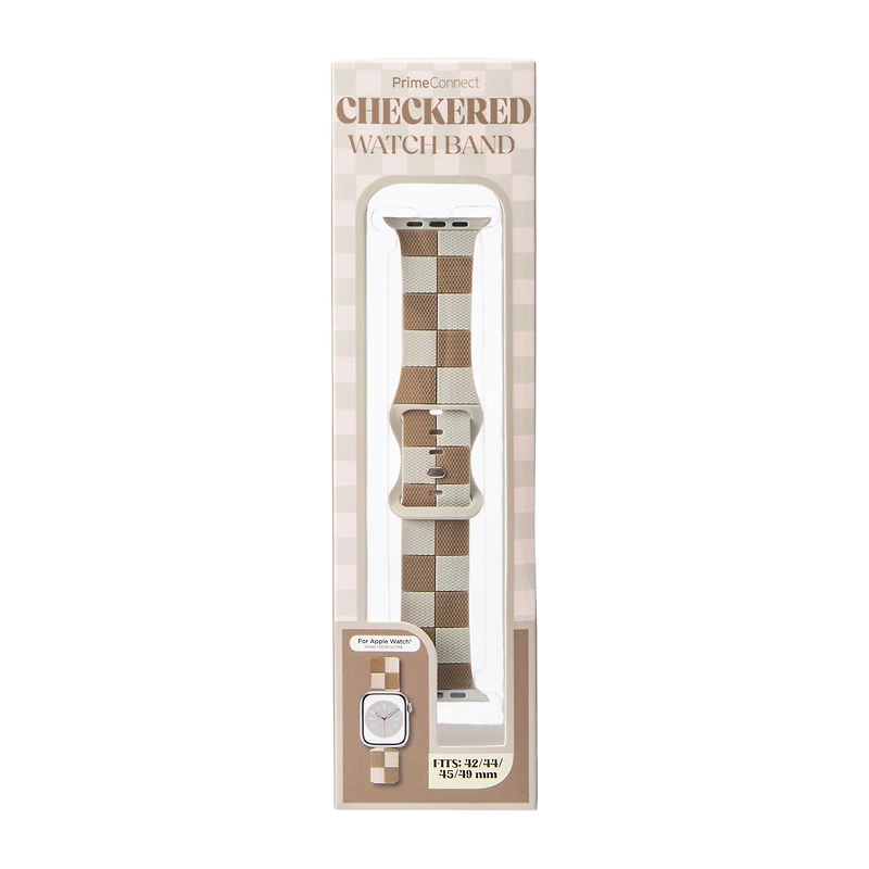 Checkered Watch Band For Apple Watch®