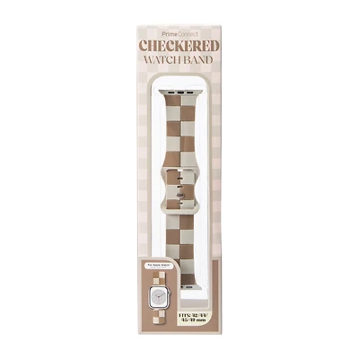 Checkered Watch Band For Apple Watch®