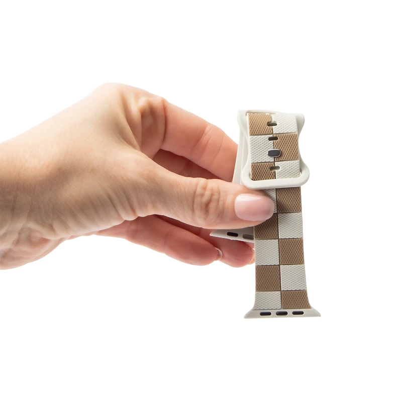 Checkered Watch Band For Apple Watch®