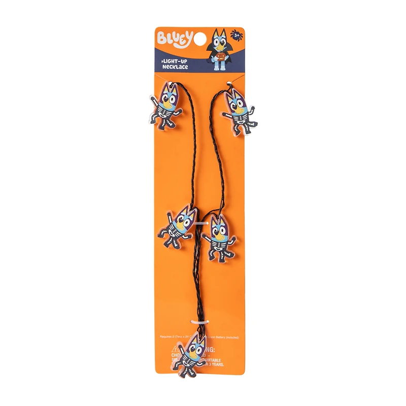 Halloween Bluey™ Light-Up Necklace