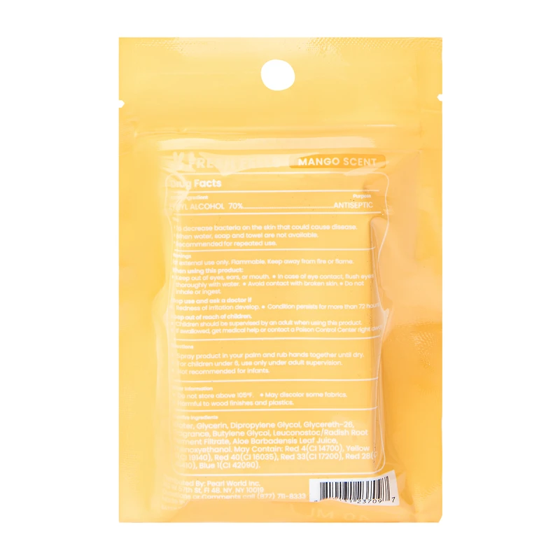 Fresh Feels Mango Scent Hand Sanitizer Mist 1.4oz