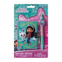 DreamWorks Gabby's Dollhouse Mini Diary With Pen