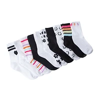Girls Mid Crew Socks 10-Pairs