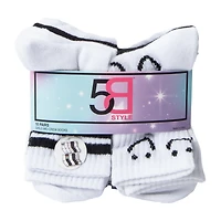 Girls Mid Crew Socks 10-Pairs