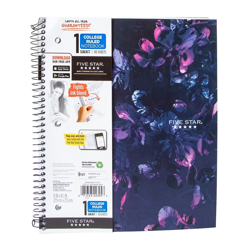 Five Star® College Ruled Notebook