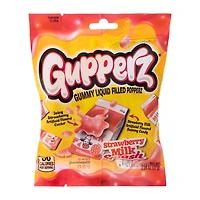 Gupperz® Strawberry Milk Splash Gummy Liquid Filled Candy 2.54oz