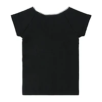 Juniors Waffle Seamless Top