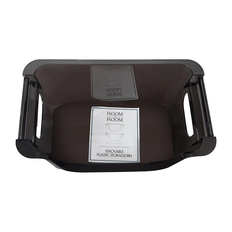 Stackable Plastic Storage Bin