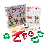 Christmas Make & Paint Clay Cookie Ornaments Set