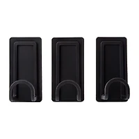 Peel & Stick Adhesive Hooks Set 3-Count