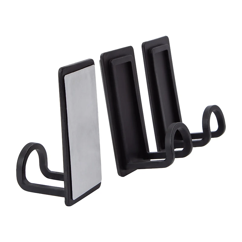 Peel & Stick Adhesive Hooks Set 3-Count