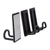 Peel & Stick Adhesive Hooks Set 3-Count