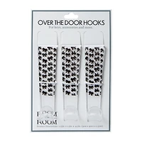 Printed Over The Door Hooks 3-Pack