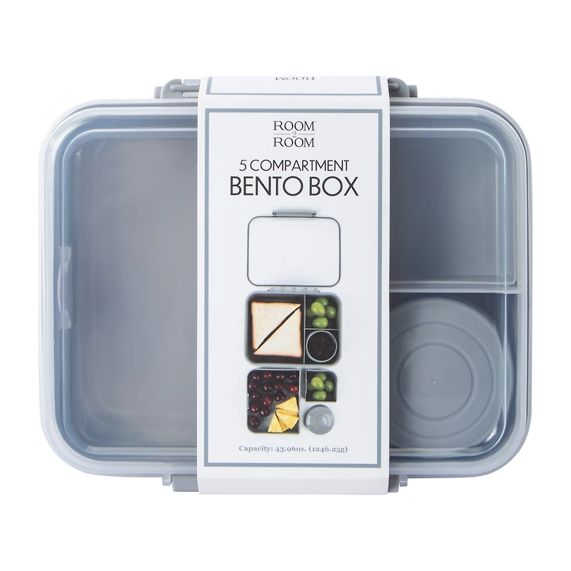 Bento Box 5-Compartment 43.96oz